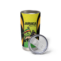 Custom Jamaica Football Tumbler Cup Go Reggae Boyz