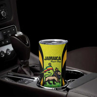 Custom Jamaica Football Tumbler Cup Go Reggae Boyz