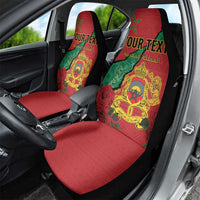 Personalised Morocco Car Seat Cover Coat Of Arms With Rose