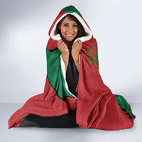 Personalised Morocco Hooded Blanket Coat Of Arms With Rose