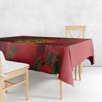 Personalised Morocco Tablecloth Coat Of Arms With Rose