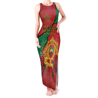 Personalised Morocco Tank Maxi Dress Coat Of Arms With Rose