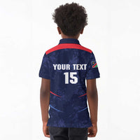 Namibia Cricket Custom Kid Polo Shirt Come On Eagles