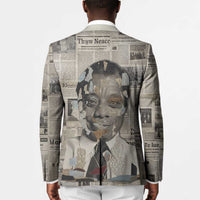 James Baldwin Blazer Vintage Newspaper Style