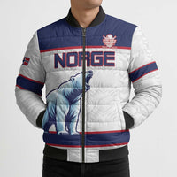 Custom Norway Ice Hockey 2026 Bomber Puffer Jacket Come On Polar Bears