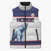 Custom Norway Ice Hockey 2026 Sleeveless Puffer Jacket Come On Polar Bears