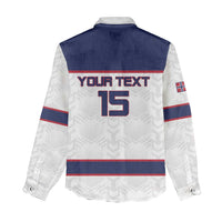 Custom Norway Ice Hockey 2026 Women Casual Shirt Come On Polar Bears