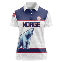 Custom Norway Ice Hockey 2026 Women Polo Shirt Come On Polar Bears