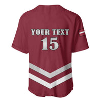 Custom Latvia Ice Hockey 2026 Baseball Jersey Never Backs Down