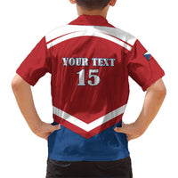 Custom Czech Ice Hockey 2026 Kid Hawaiian Shirt Go Champions