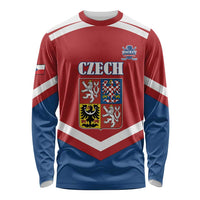 Custom Czech Ice Hockey 2026 Long Sleeve Shirt Go Champions