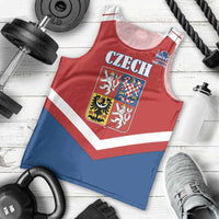 Custom Czech Ice Hockey 2026 Men Tank Top Go Champions