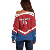 Custom Czech Ice Hockey 2026 Off Shoulder Sweater Go Champions