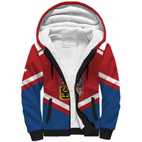 Custom Czech Ice Hockey 2026 Sherpa Hoodie Go Champions