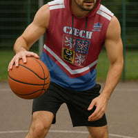Custom Czech Ice Hockey 2026 Sleeveless Hoodie Go Champions