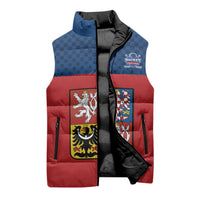 Custom Czech Ice Hockey 2026 Sleeveless Puffer Jacket Never Backs Down