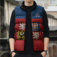 Custom Czech Ice Hockey 2026 Sleeveless Puffer Jacket Never Backs Down