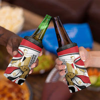 Personalized Egypt Revolution Day 4 in 1 Can Cooler Tumbler Coat Of Arms With Flag