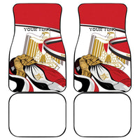 Egypt Revolution Day Car Mats Coat Of Arms With Flag
