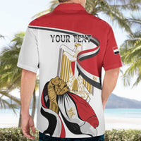 Personalized Egypt Revolution Day Hawaiian Shirt Coat Of Arms With Flag