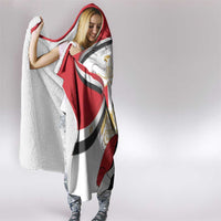 Egypt Revolution Day Hooded Blanket Coat Of Arms With Flag