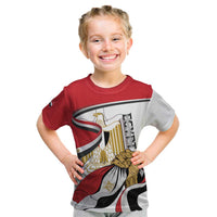 Personalized Egypt Revolution Day Kid T Shirt Coat Of Arms With Flag