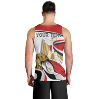 Personalized Egypt Revolution Day Men Tank Top Coat Of Arms With Flag