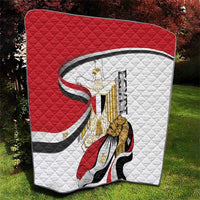 Egypt Revolution Day Quilt Coat Of Arms With Flag