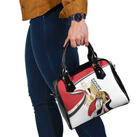 Egypt Revolution Day Shoulder Handbag Coat Of Arms With Flag