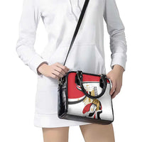 Egypt Revolution Day Shoulder Handbag Coat Of Arms With Flag