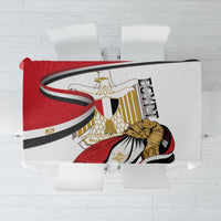 Egypt Revolution Day Tablecloth Coat Of Arms With Flag