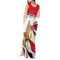 Personalized Egypt Revolution Day Tank Maxi Dress Coat Of Arms With Flag