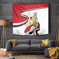 Egypt Revolution Day Tapestry Coat Of Arms With Flag