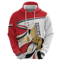 Personalized Egypt Revolution Day Zip Hoodie Coat Of Arms With Flag