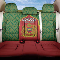 Personalized Morocco Throne Day Back Car Seat Cover King Lion Coat Of Arms