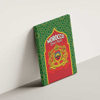Personalized Morocco Throne Day Canvas Wall Art King Lion Coat Of Arms