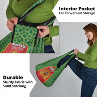 Personalized Morocco Throne Day Grocery Bag King Lion Coat Of Arms