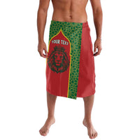 Personalized Morocco Throne Day Lavalava King Lion Coat Of Arms