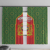 Personalized Morocco Throne Day Window Curtain King Lion Coat Of Arms