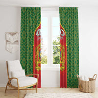 Personalized Morocco Throne Day Window Curtain King Lion Coat Of Arms