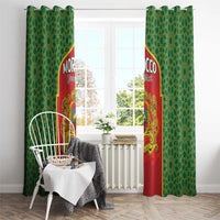 Personalized Morocco Throne Day Window Curtain King Lion Coat Of Arms