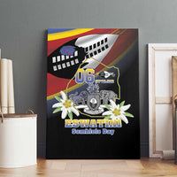Eswatini Independece Day Canvas Wall Art Coat Of Arms With Map - Wonder Print Shop