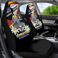 Eswatini Independece Day Car Seat Cover Coat Of Arms With Map - Wonder Print Shop