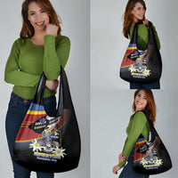 Eswatini Independece Day Grocery Bag Coat Of Arms With Map - Wonder Print Shop