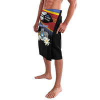 Personalized Eswatini Independece Day Lavalava Coat Of Arms With Map - Wonder Print Shop