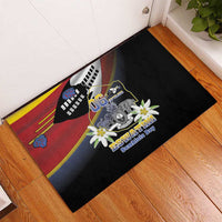 Eswatini Independece Day Rubber Doormat Coat Of Arms With Map - Wonder Print Shop