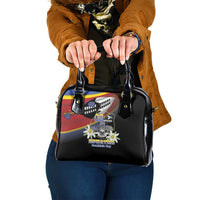 Eswatini Independece Day Shoulder Handbag Coat Of Arms With Map - Wonder Print Shop