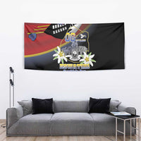 Eswatini Independece Day Tapestry Coat Of Arms With Map - Wonder Print Shop