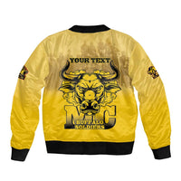 Personalized African American Buffalo Soldier Bomber Jacket We Can We Will - Yellow - Wonder Print Shop