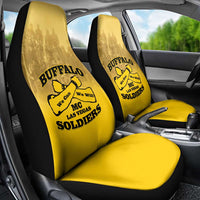 African American Buffalo Soldier Car Seat Cover We Can We Will - Yellow - Wonder Print Shop